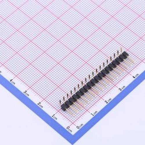 X6511WR-18H-C30D60R2 排针 1x18P 间距:2.54mm 方针 弯插,P=2.54