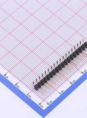 X6511WR-18H-C30D60R2 排针 1x18P 间距:2.54mm 方针 弯插,P=2.54
