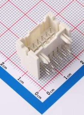 HC-XAD-2*6AW-05 线对板针座 2x6P 间距:2.5mm 弯插 弯插,P=2.5mm
