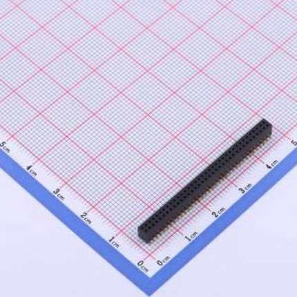 X1321FVS-2x36-C43D48 排母 间距:1.27mm 2x36P 立贴 SMD,P=1.27m