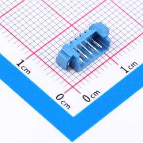 HC-1.25-5PLT-BL 线对板针座 1x5P 间距:1.25mm 立贴 SMD,P=1.25m