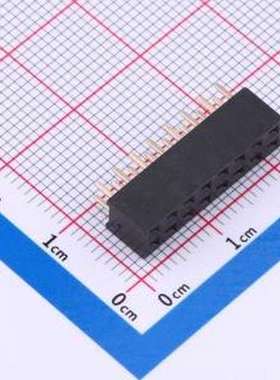 MTF157-208SY1 排母 2x8P 间距:2.54mm 插件,P=2.54mm