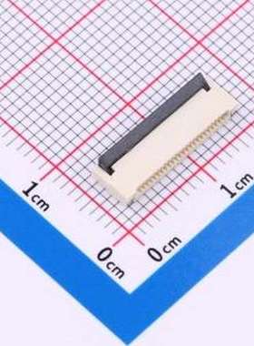 FC-05B24P21H20 FFC/FPC连接器 间距:0.5mm 24P 翻盖式 双侧触点/