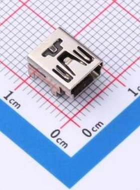 U214-051N-4BR84 USB连接器 Mini-B 母 弯插 插件