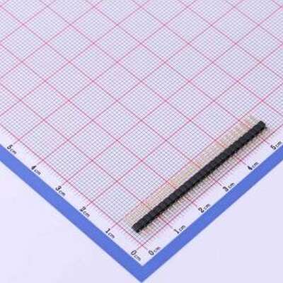 X4611WRS-26I-C40D28 排针 1x26P 间距:2mm 方针 SMD,P=2mm,卧贴