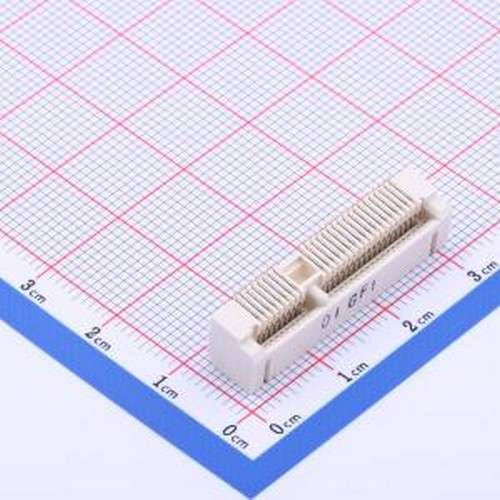 AS0B221-S68Q-7H 金手指连接器 0.8mm P数:52P SMD,P=0.8mm,卧贴