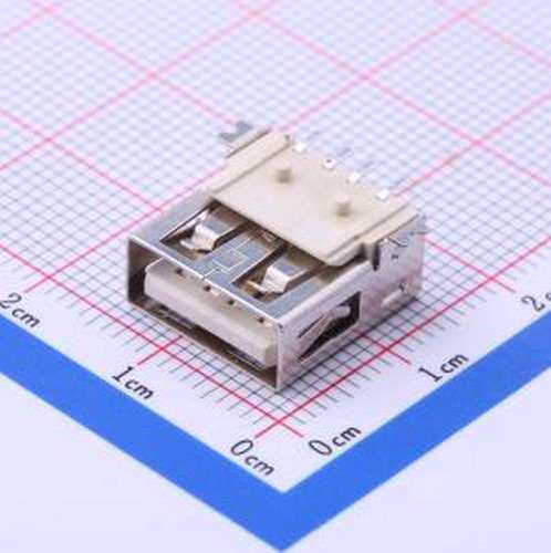 904-241A2032S10100 USB连接器 Type-A 母 卧贴 SMD