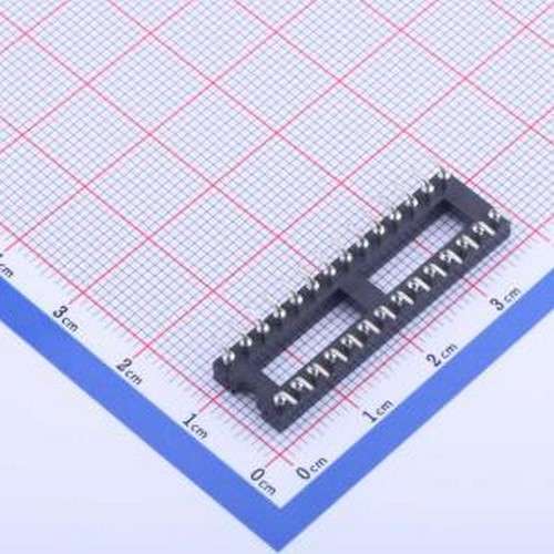 X5621FVS-2x14-C762D1226 IC/晶体管插座 间距2.54mm P数:28P 圆