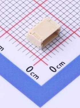 IPCW100W14NWS1R 线对板针座 1x4P 间距:1mm 卧贴 系列:SH 白色 S