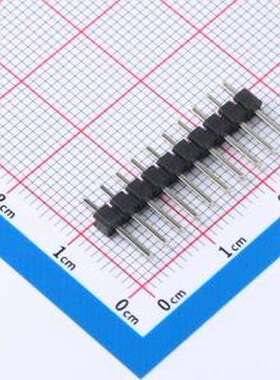 HB-PH3-254110PB2GOP 排针 间距:2.54mm 1x10P 直插 方针 插件,P=
