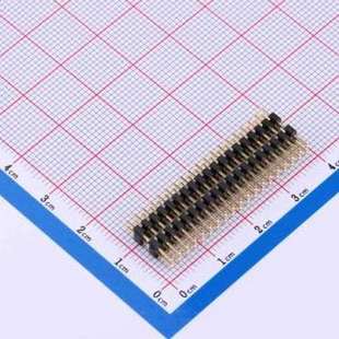 间距 P=2mm C40D28 插件 方针 2mm 2x19P 排针 E60 2x19I X4622WV