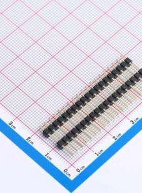 X6512WV-19H-C60D30-E100 排针 1x19P 间距:2.54mm 方针 插件,P=2