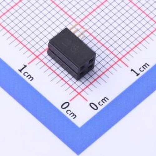 PM200R-E-12-04-H72 排母 间距:2mm 2x2P 弯插 弯插,P=2mm