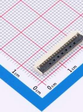 GT-F1007SR20-17S0101 FFC/FPC连接器 翻盖式 下接 P数:17P 间距: