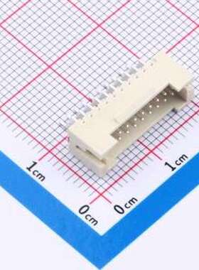 HDGC1508WRA-S-2X10P 线对板针座 DHGC1.5带扣卧贴 2X10P SMD,P=1