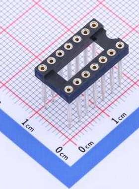 X5621FV-2x07-C30D1520 IC/晶体管插座 2x7P 间距2.54mm 圆孔 P数