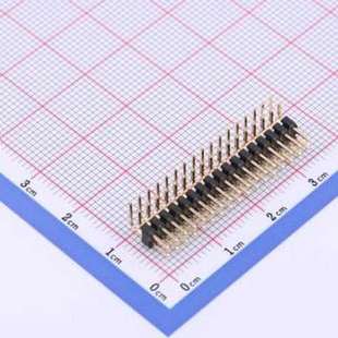 排针 2x17P 弯插 2x17I P=2mm 方针 C40D28 2mm X4621WR 间距
