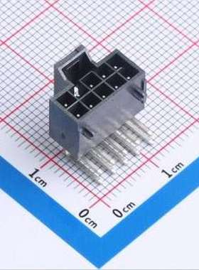 X2513WR-2x05A-LPSN 线对板针座 2x5P 间距:2.5mm 弯插 黑色 插件