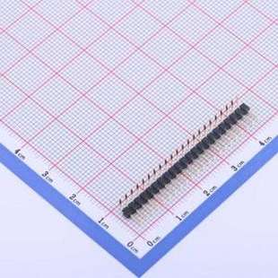 排针 1x22P 弯插 22I P=2mm 方针 C40D28 2mm X4611WR 间距