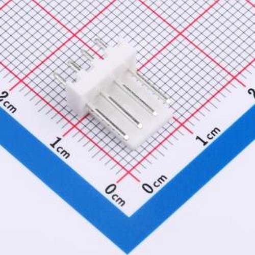 XD-2510-4A 线对板针座 1x4P 间距:2.54mm 直插 插件,P=2.54mm