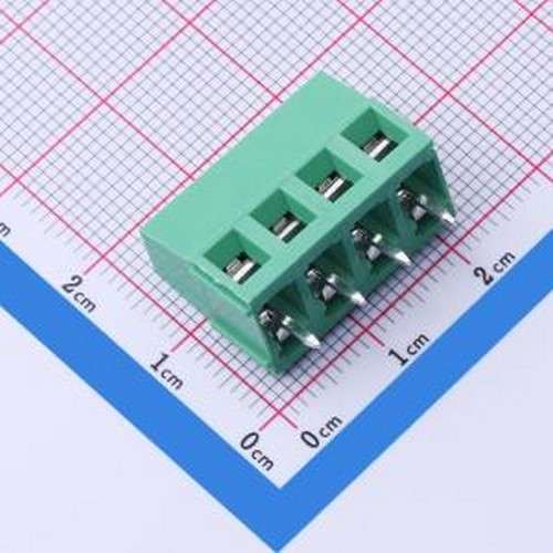 MX128-5.08-04P-GN01-Cu-Y-A 螺钉式接线端子 5.08mm 排数:1 每排