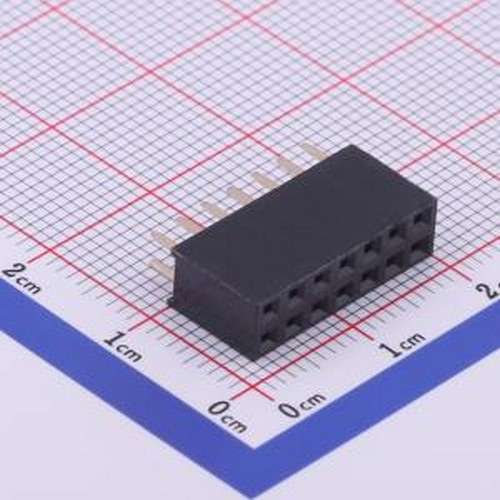 X6521FV-2x07-C85D32 排母 间距:2.54mm 2x7P 直插 插件,P=2.54mm