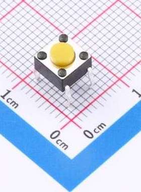 TP10813545 轻触开关 6*6*4.5mm 直插 轻触开关 插件