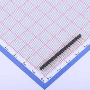 排针 1x22P 插件 22I P=2mm 方针 C40D28 2mm X4611WV 间距