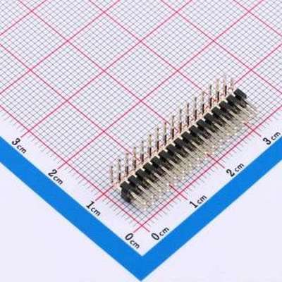 PZ200-2-16-W-2.0-G1 排针 2x16P 间距:2mm 方针 弯插 弯插,P=2mm