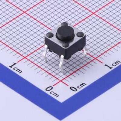 TS-1002-BR04516 轻触开关 6*6*4.5mm 直插 轻触开关 插件