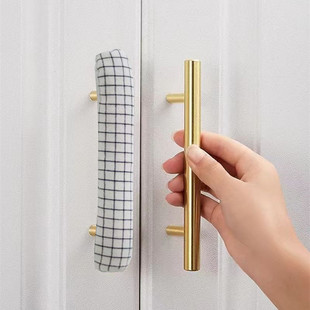 柜子门把手防撞墙保护套儿童安全布艺门把手套柜子抽屉拉手套防刮