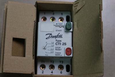 全新丹佛斯 Danfoss 交流接触器 CTI 25 047B3026 1.6-2.5A 现货