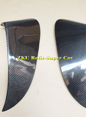适用保时捷718 Boxster Cayman改装锻造碳纤维侧进风口装饰件