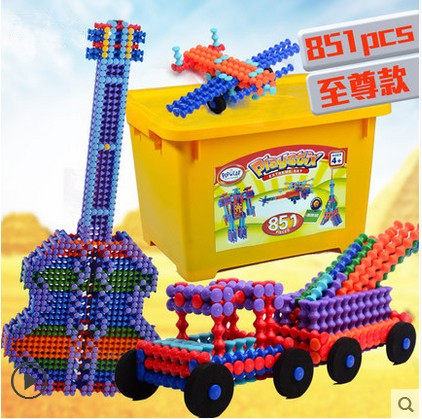 光华竹节棍棒玩具playstix儿童益智拼装拼插创意柔性思维积木热卖