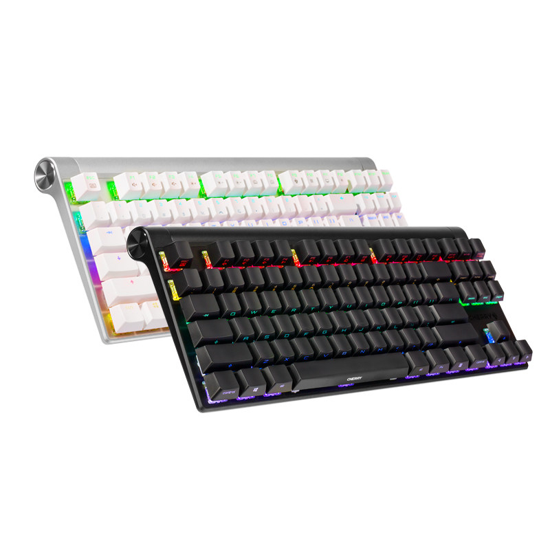现货正品Cherry樱桃 MX 8.0电竞游戏RGB机械键盘87键吃鸡FPS逆战