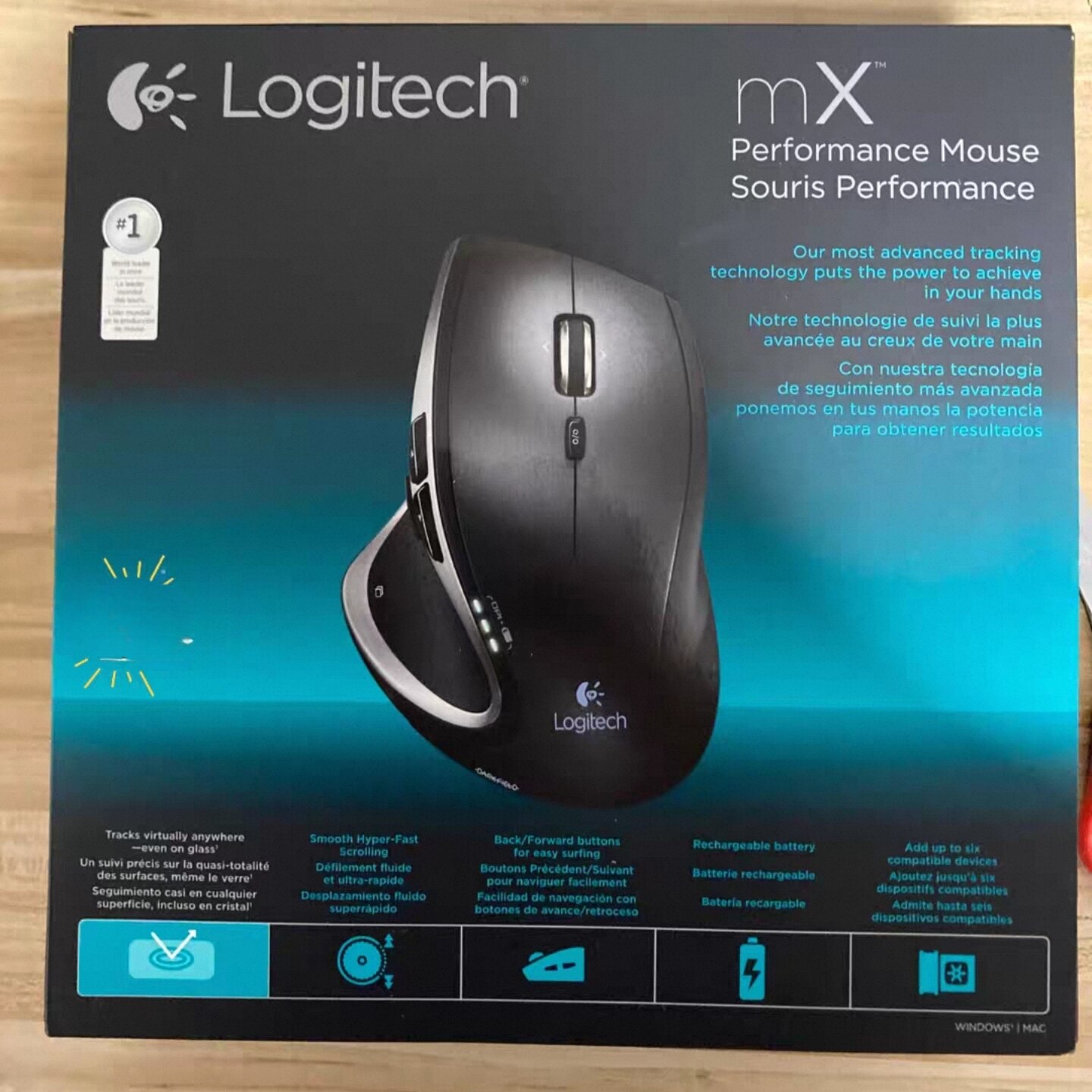原装正品罗技MX Revolution大革命 M950 大鼠标 电竞 编程 无线