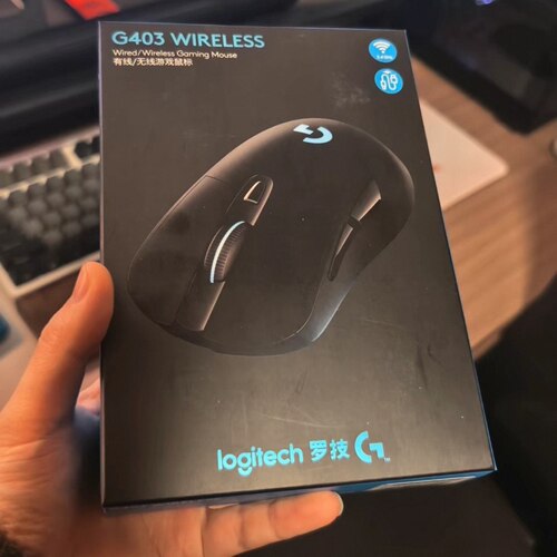 现货正品罗技G403 wireless 有线/无线双模  hero有线鼠标