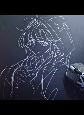 现货正品 unclepanda 黑霓鼠标垫  490*420*6.5mm 涩垫游戏鼠标垫