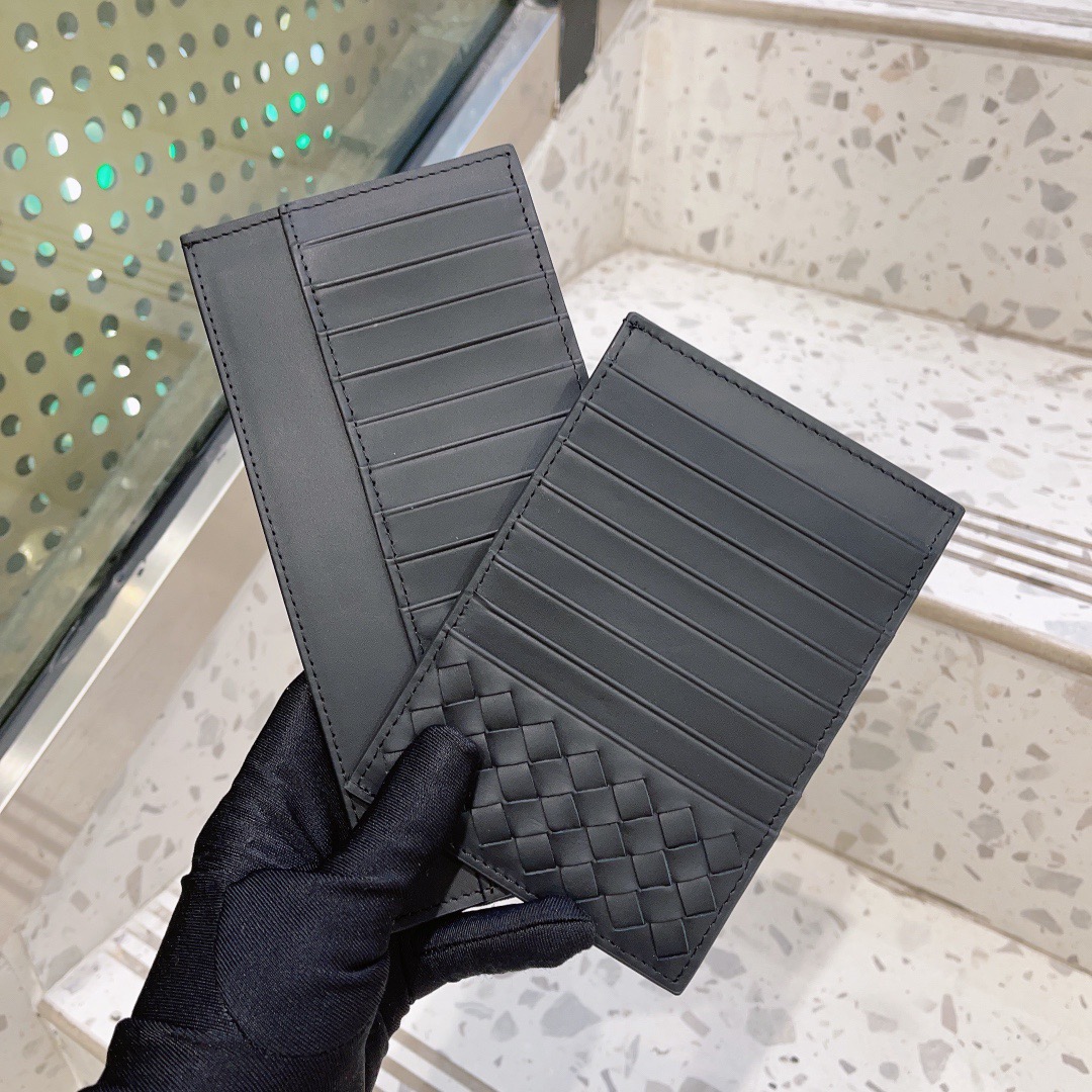 牛皮真皮编织卡包卡片包卡夹卡套证件男女超薄小巧双面卡位一片式