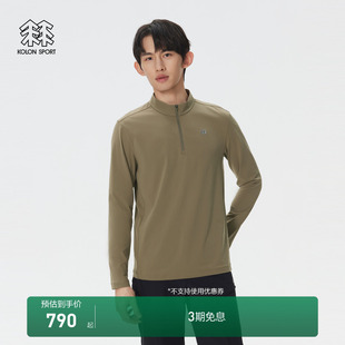 KOLON 速干衣 SPORT可隆吸湿速干T恤S Functional男女半拉链长袖