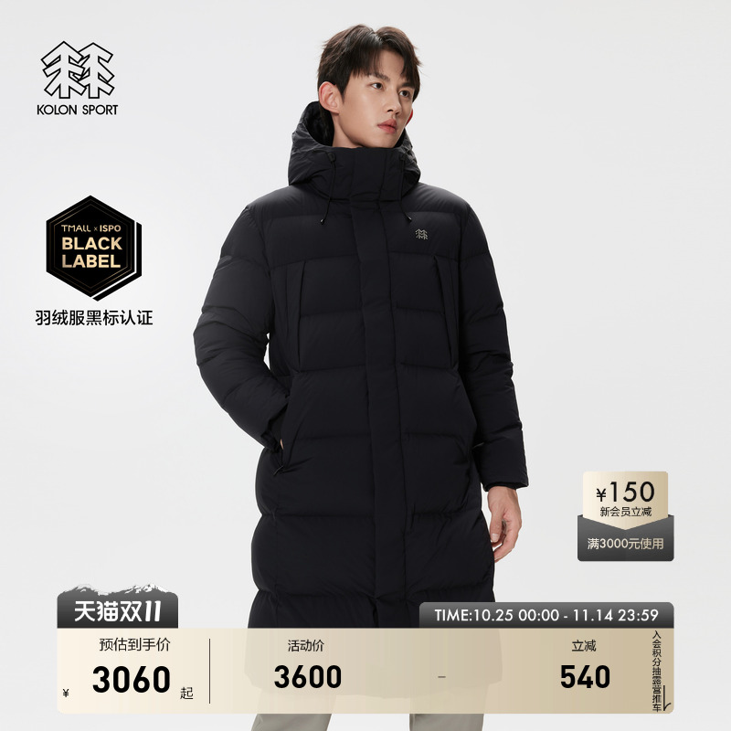 男士BENCH LONG羽绒服 防泼水防风面料