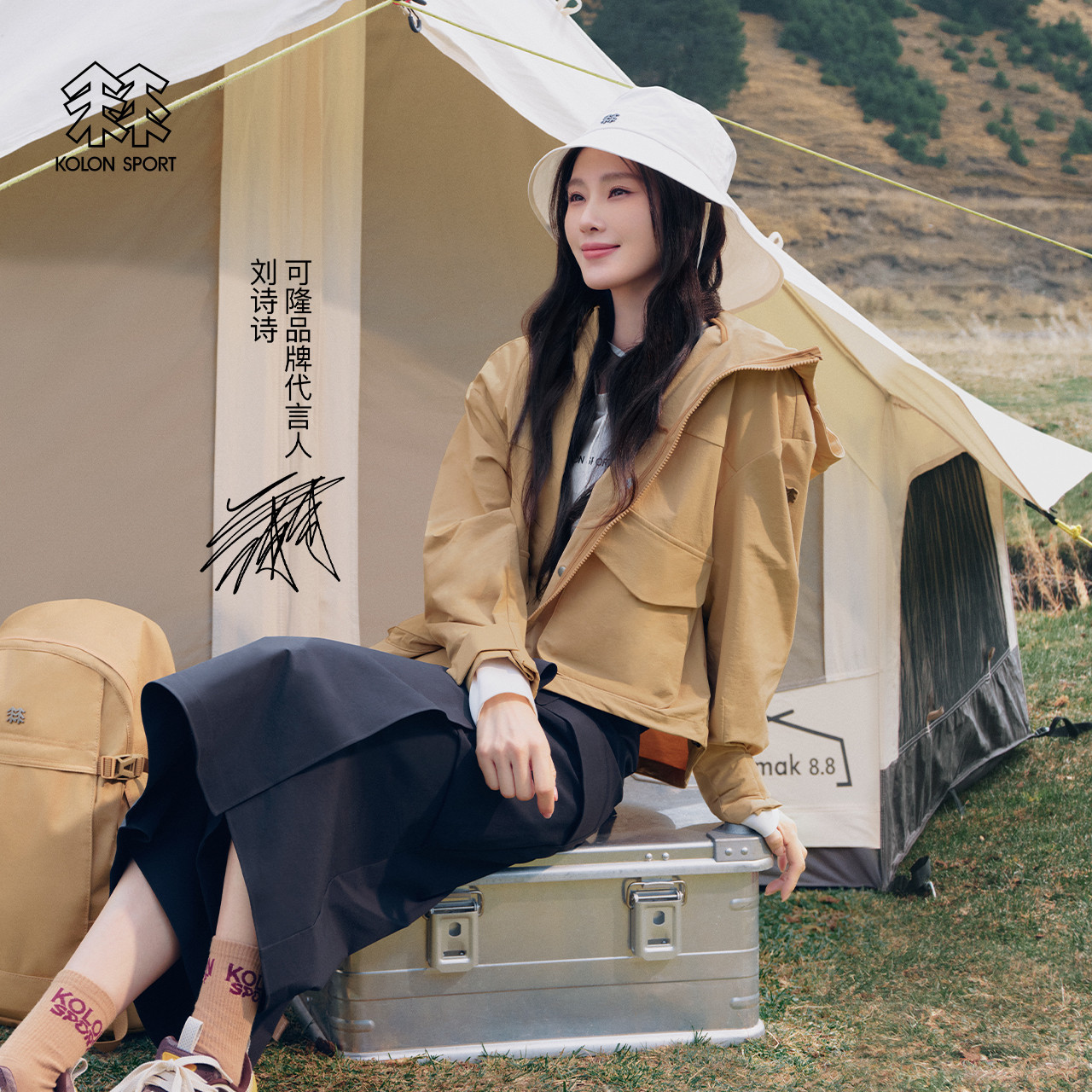 【明星同款】KOLON SPORT可隆软壳衣WINDFLEX SOFTSHELL女夹克