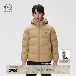 KOLON CWTCH羽绒服冬通勤中量鹅绒夹克 SPORT可隆羽绒衣男士