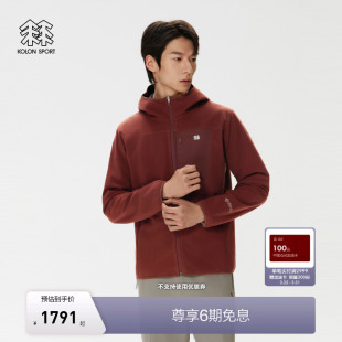 抓绒外套软壳夹克 WINDSTOPPER男士 KOLON SPORT可隆软壳衣防风GTX