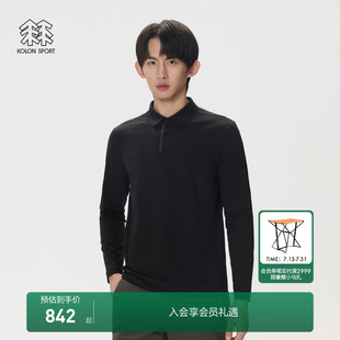 SPORT可隆商务保罗衫 SECO长袖 KOLON 男士 POLO衫 吸湿速干打底衫