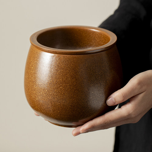 简约家用陶瓷茶渣缸大小号水盂建水废水桶功夫茶道配件茶水缸杯洗