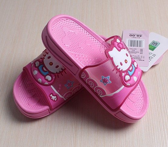 Pantoufles enfants en autre HELLO KITTY pour été - Ref 986574 Image 3