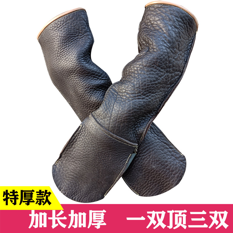 专业防狗咬手套训犬训狗专用防宠物猫抓咬防鳄龟蛇咬加厚牛皮防护