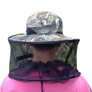 钓鱼防蚊帽户外垂钓防晒防紫外线夜钓防虫折叠防晒服透气渔夫帽