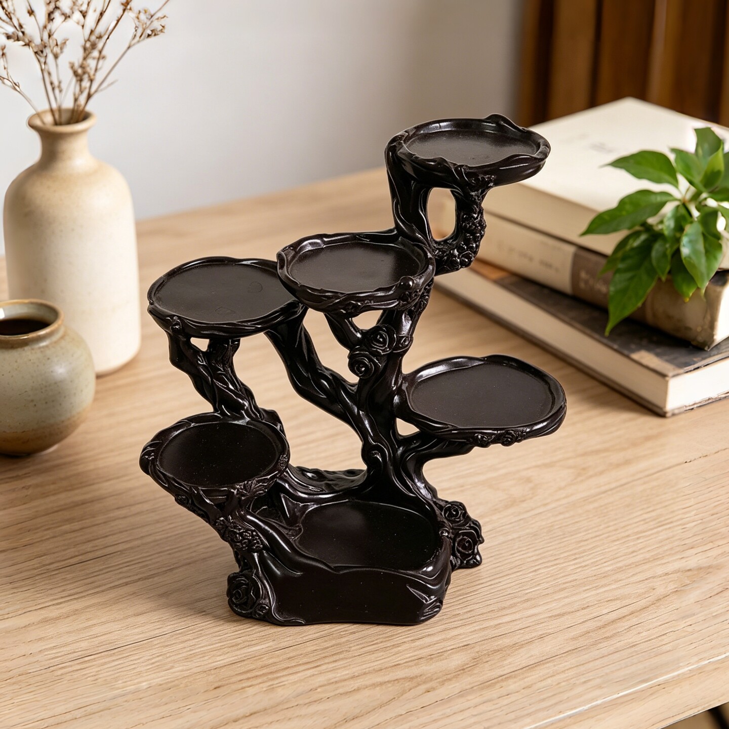 创意微型桌面置物架摆放小物件展示架子摆件微景观造景花架展示台